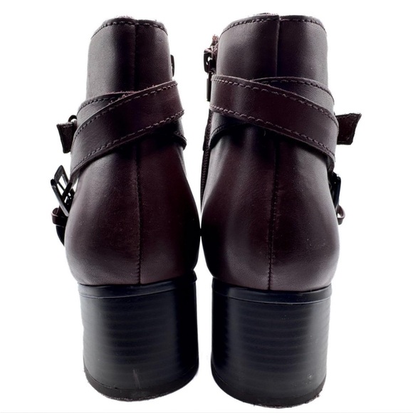 Naturalizer Brown Leather Ankle Boots - Picture 3 of 6